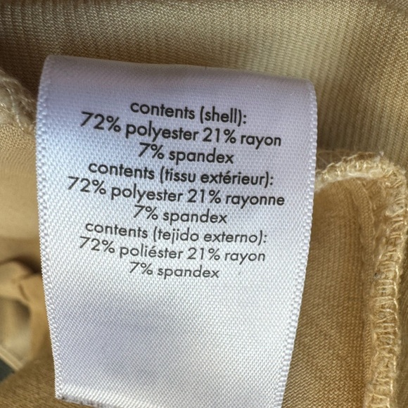 Danielle Bernstein by Who Wore What beige cream shorts Sz 0 XS - Picture 7 of 9